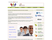 Tablet Screenshot of diversityjobboard.co.uk